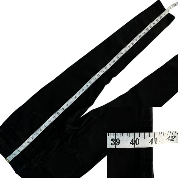 Old Navy RockStar Mid Rise Skinny Jeans Black Size 10 Long - Picture 13 of 13